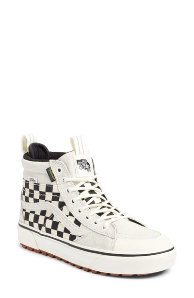 Vans Sk8-hi Mte-2 Sneaker In Marshmallow/ Checkerboard
