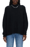 Pistola Carlen Mock Neck Oversize Sweater In Midnight