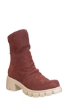 Naked Feet Protocol Mid Shaft Boot In Rust