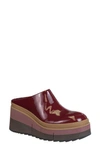 Naked Feet Coach Wedge Mule In Brown