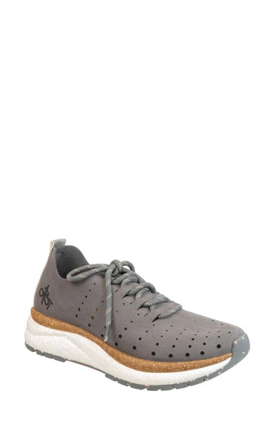 Otbt Alstead Perforated Trainer In Grey