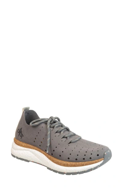 Otbt Alstead Perforated Sneaker In Grey