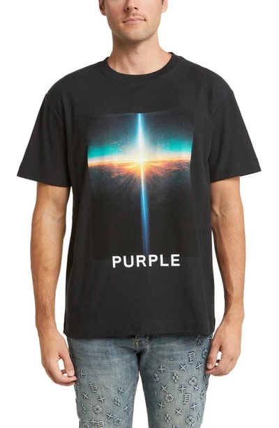 Purple Brand Graphic-print Cotton T-shirt In Purple