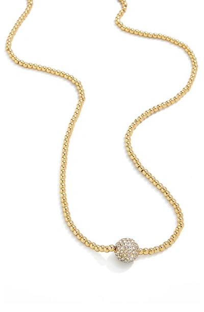Baublebar Jenna Fireball Beaded Pendant Necklace In Gold Tone, 18-21