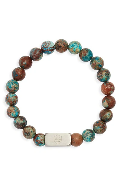 Clifton Wilson Green Stone Bead Bracelet