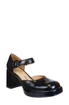 Naked Feet Estonia Platform Mary Jane Pump In Black