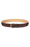 Sam Edelman Suede Belt In Brown
