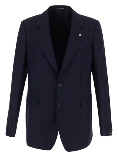 Tagliatore Mohair Suit In Blue