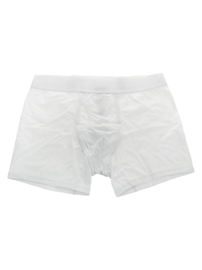Dolce & Gabbana White Cotton Blend Regular Boxer Underwear