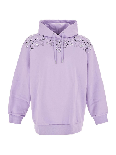 Mcm Cotton Sweatshirt In Metallic