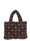 MCM QUILTED SHOPPING BAG