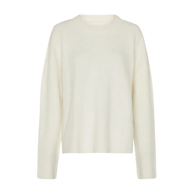 Lisa Yang Natalia Cashmere Sweater In Cream_brushed