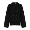Totême Toteme Single-breasted Blazer Jacket In Black