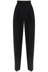ALEXANDER WANG WOOL TROUSERS WITH ELASTIC WAISTBAND