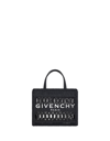 GIVENCHY BLACK BRAIDED RAFFIA MINI G-TOTE BAG