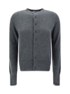 Extreme Cashmere Felted Cashmere Cardigan In Felt