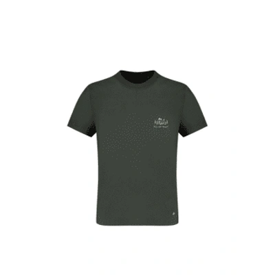 Faguo Arcy Cotton T Shirt Woods In Dark Green