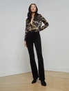 L Agence Stevie Velvet Jean In Noir