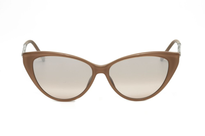 Jimmy Choo Eyewear Cat In Beige