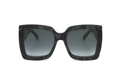 Jimmy Choo Eyewear Square Frame Sunglasses In Grey