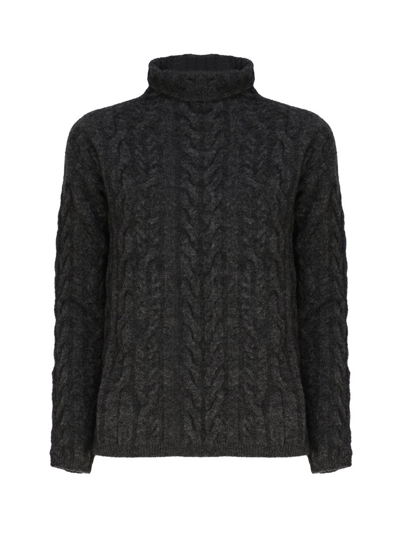 's Max Mara Turtleneck Knitted Jumper In Grey