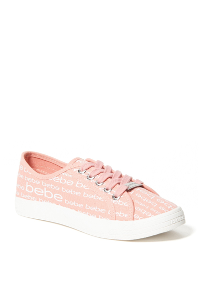 Bebe Daylin Logo Sneakers In Pink