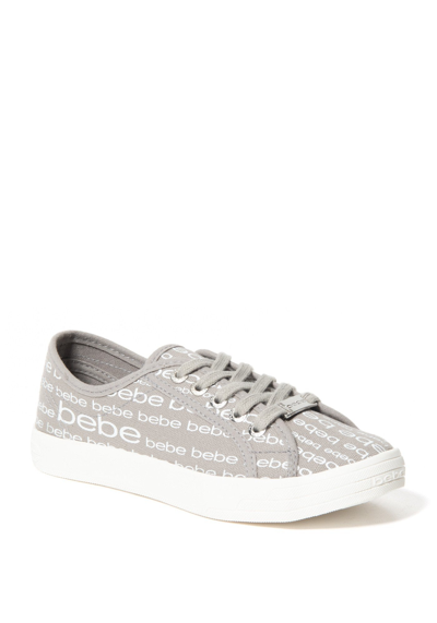 Bebe Daylin Logo Sneakers In Grey