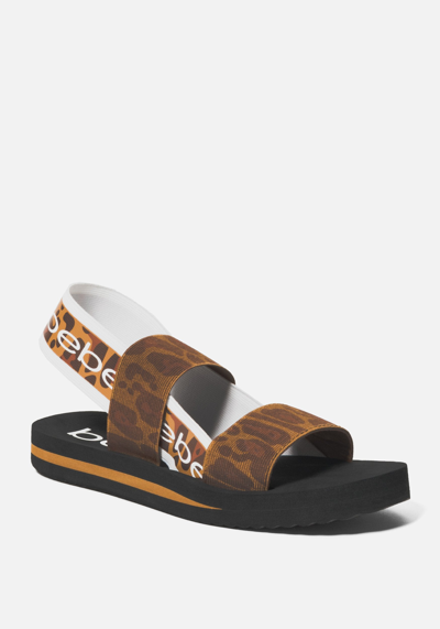 Bebe Atena Sporty Sandals In Leopard