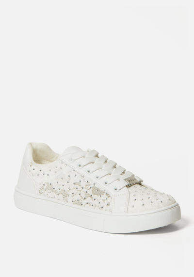 Bebe Chiara Platform Sneakers In White