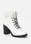 BEBE KIMMBERLY LACE UP BOOTIE