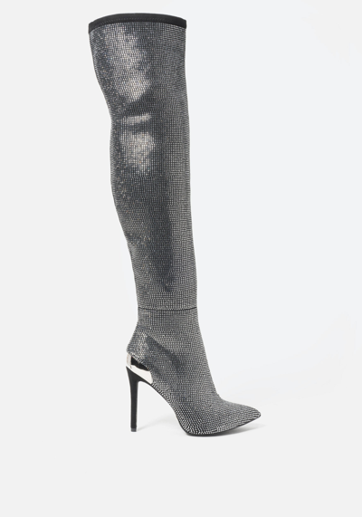 Bebe Dorotea Over The Knee Boots In Black