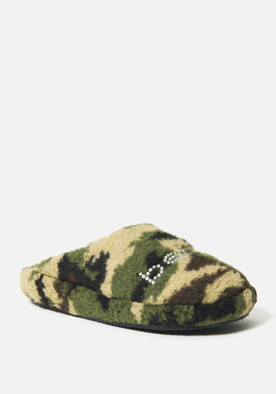 Bebe Molly Faux Fur Slipper In Camo