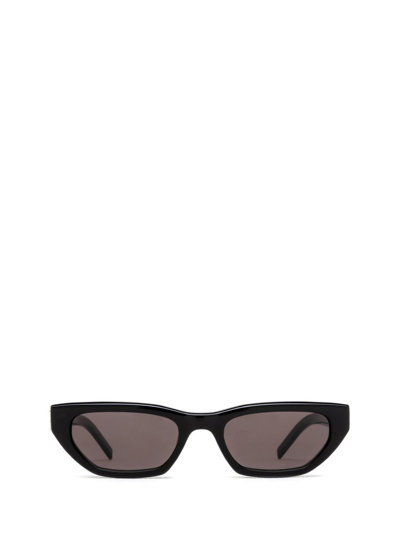 Saint Laurent Eyewear Cat In Black