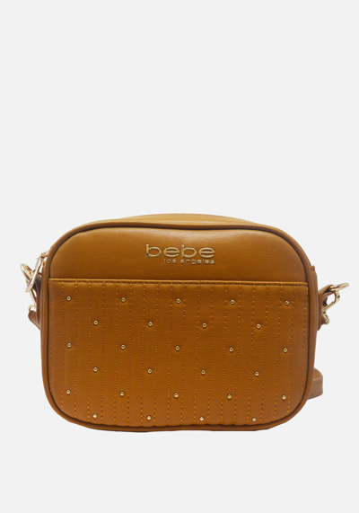 Bebe Aliah Camera Crossbody In Mustard