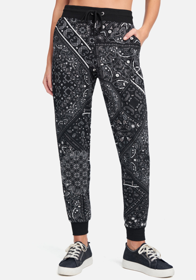 Bebe Bandana Print Jogger In Black