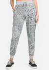 Bebe Bandana Print Jogger In Heather Grey