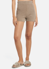 BEBE SOFT YARN HIGH WAISTED SWEATER SHORT