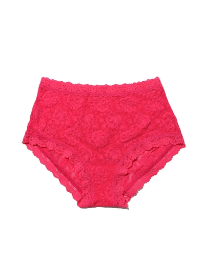 Hanky Panky Signature Lace High Rise Boyshort Vivid Coral In Pink