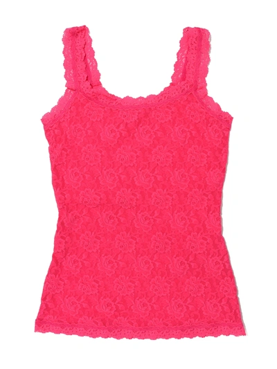 Hanky Panky Signature Lace Classic Cami Vivid Coral In Pink