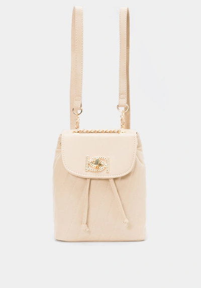 Bebe Hera Small Backpack In Beige