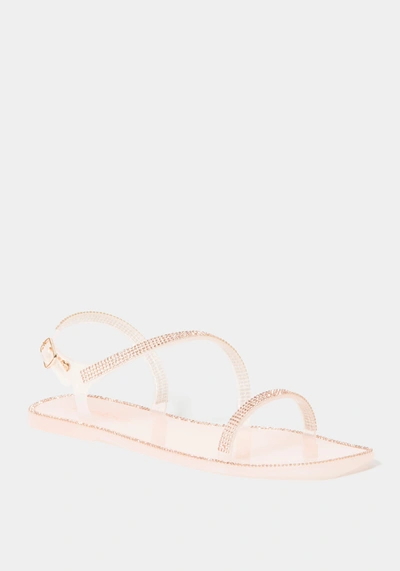 Bebe Jillie Sandals In Nude