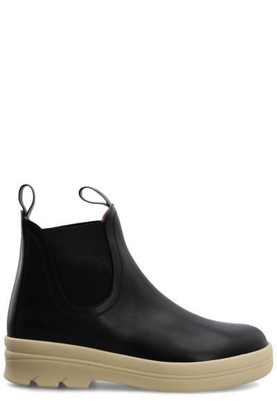 Loro Piana Lakeside Ankle Boots In Black