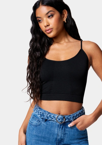 Bebe Seamless Bralette In Black