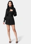 Bebe Yoryu Keyhole Romper In Black