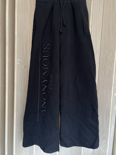 パンツ Anonymous Club Heritage logo Sweatpants Pre-owned Anonymous X Hood By Air Anonymous Club Heritage