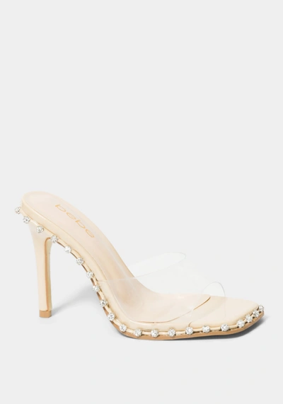 Bebe Remma Heels In Clear Nude