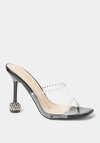 Bebe Mina Heels In Clear Black
