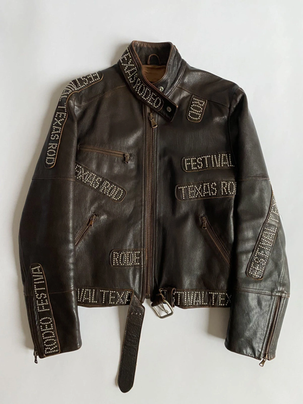 入荷なう Dolce Pre-owned & Aged Studded 'rodeo' D&g Vintage Gabbana ジャケット・アウター