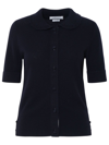 THOM BROWNE THOM BROWNE BUTTONED KNIT POLO SHIRT