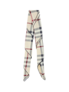 BURBERRY BURBERRY CHECKED FINISHED EDGE SCARF